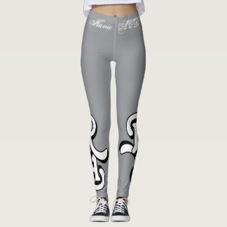 Legging PEDAÇOS DE cinza COM PALHA DE ESCOLHA