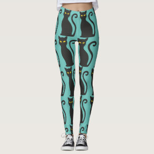 LEGGING PEDAÇOS DE GORDURAS DE GORDURAS DE GATO NEGRO