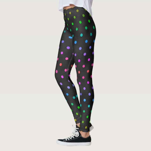 LEGGING PEDAÇOS DE PONTOS DE CHUMBO (Esquerda)