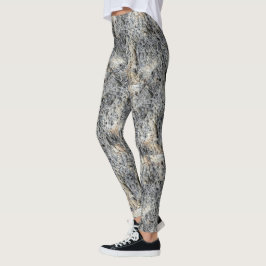Legging Pedra Porosa | Padrão inclinado |