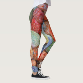 Legging Pedras coloridas, seixos, rochas