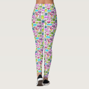 Legging Pedras preciosos e mãe de pérolas