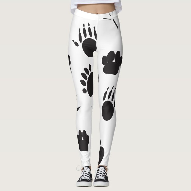 Legging Pegada dos animais e aves (Frente)