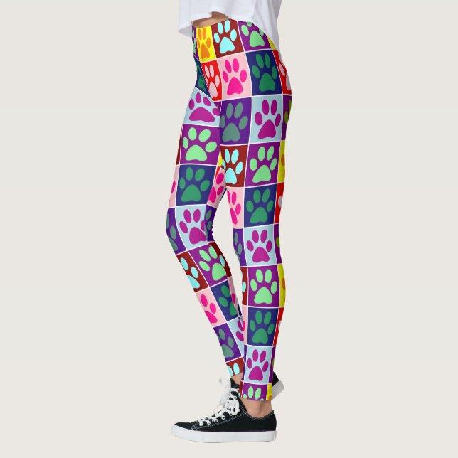 Legging Pegadas Quadradas (Esquerda)