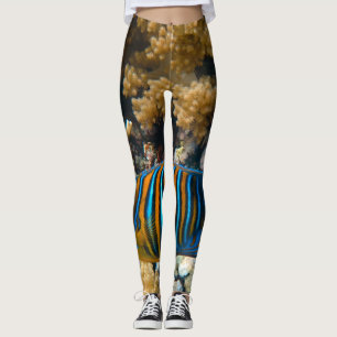 Legging Peixe Colorido Bonito