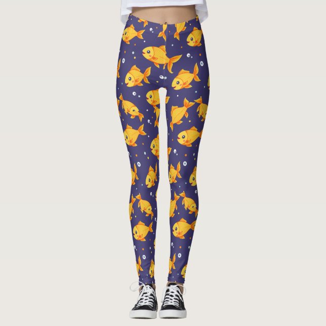 Legging peixe-dourado (Frente)
