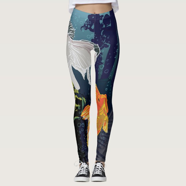 Legging Peixe dourado em Japão (Frente)