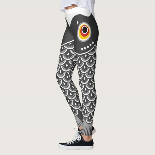 Legging Peixe Japonês Koinobori Patterado (Esquerda)
