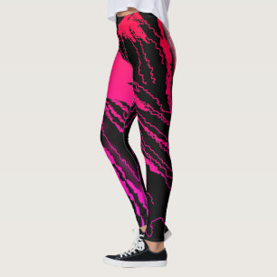 Legging Peixe-Ouro - Preto-Rosa