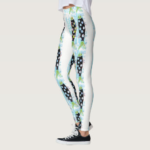 Legging peixes Thunder_Cove do mergulho alguma cor