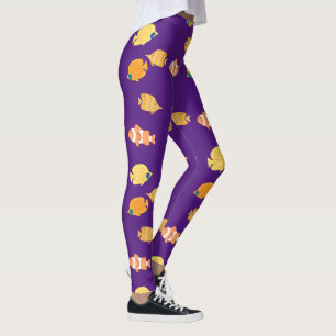 Legging Peixes tropicais