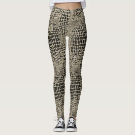 Legging Pele Animal em Preto e Branco