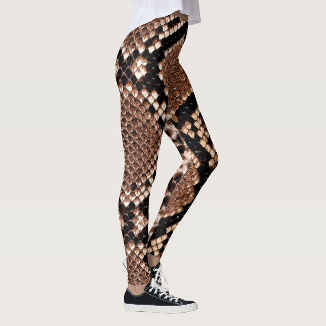 Legging Pele de Cascavel Diamondback Ocidental (Direita)
