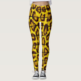 Legging Pele-leopardo