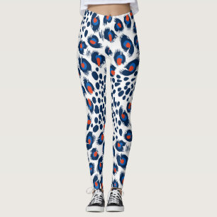 Legging Pele-leopardo: padrão perfeito de colheita.