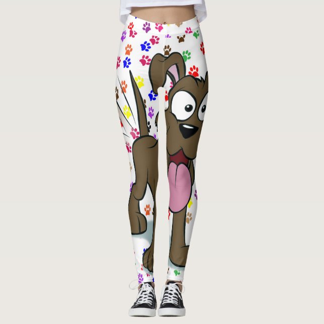 Legging Peles de Cachorro Feliz (Frente)
