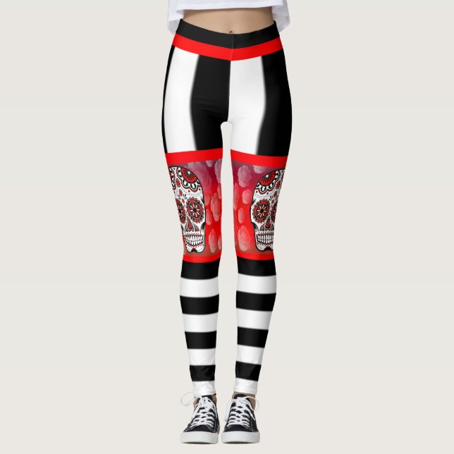 Legging Peles E Leggens De Rosa (Frente)
