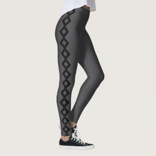 Legging Peles escuras de cinza