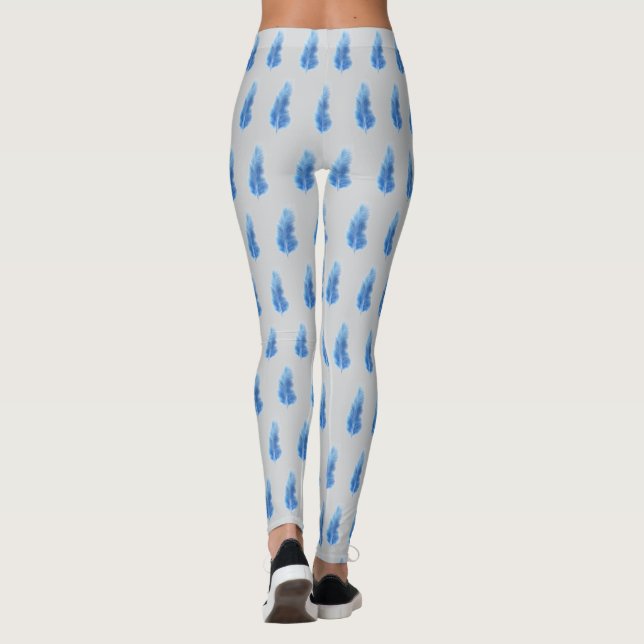 Legging Pena em Queda - Cinza Claro (Verso)