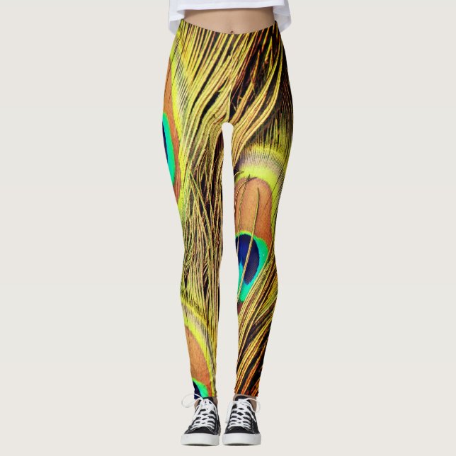 Legging Penas de Pavão 2 (Frente)