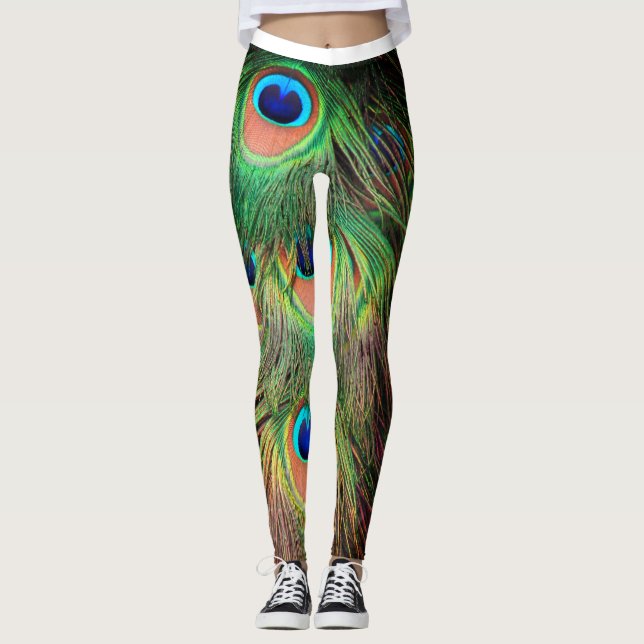 Legging Penas de Pavão 3 (Frente)
