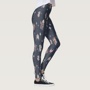 Legging Penas e flechas tribais