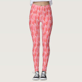Legging Penas Rosa Quente