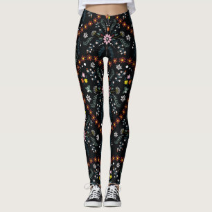 Legging Pequeno coração das flores: fantasia sem problemas