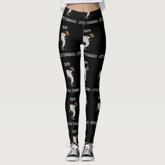 Legging Pequeno Tornado Pai bonito para crianças Tornado