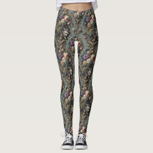 Legging Pequenos demônios ousam sonhar - Vitoriano Gótico