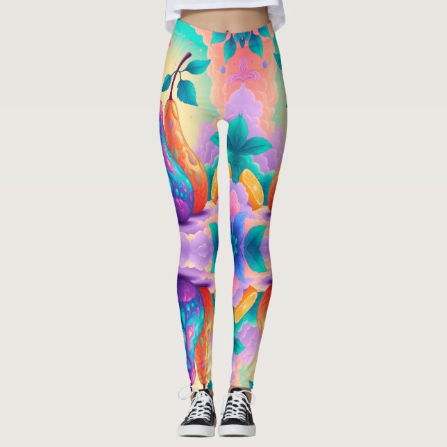 Legging pera colorida (Frente)