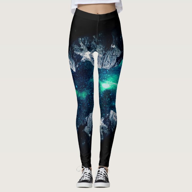Legging Perdido num mundo de sonhos e montanhas (Frente)