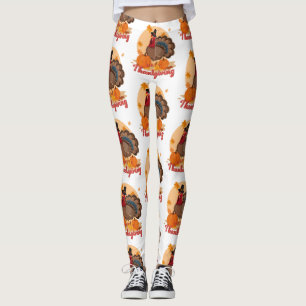 Legging peregrino de Ação de Graças
