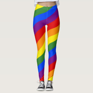 Legging Perfis de orgulho LGBT Diagonais