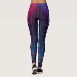 Legging Perfuração de Arco-Íris
