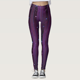 Legging Perigo Roxo: Pernas de Sonho Cósmico