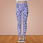 Legging Periwinkle Giraffe Impressão<br><div class="desc">Periwinkle Giraffe Impressão</div>