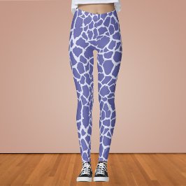 Legging Periwinkle Giraffe Impressão