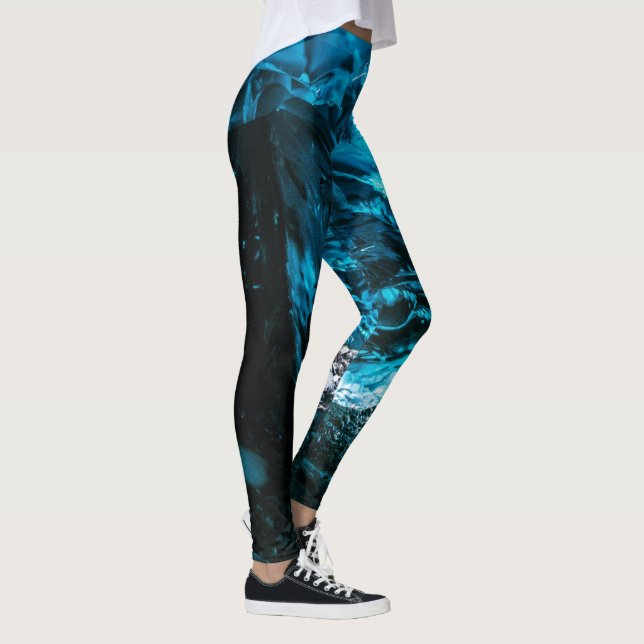 Legging Perna Azul De Gelo (Direita)