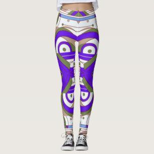 Legging Perna clássica multicolorida fofa "Ratti_Creative_
