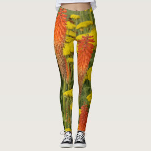 Legging Perna das Flores Laranja Cinofia Uvaria