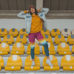 Legging Pernas<br><div class="desc">Contraste de faixa de safra de fundo. Padrão de faixa de surf do estilo retrô de verão.</div>