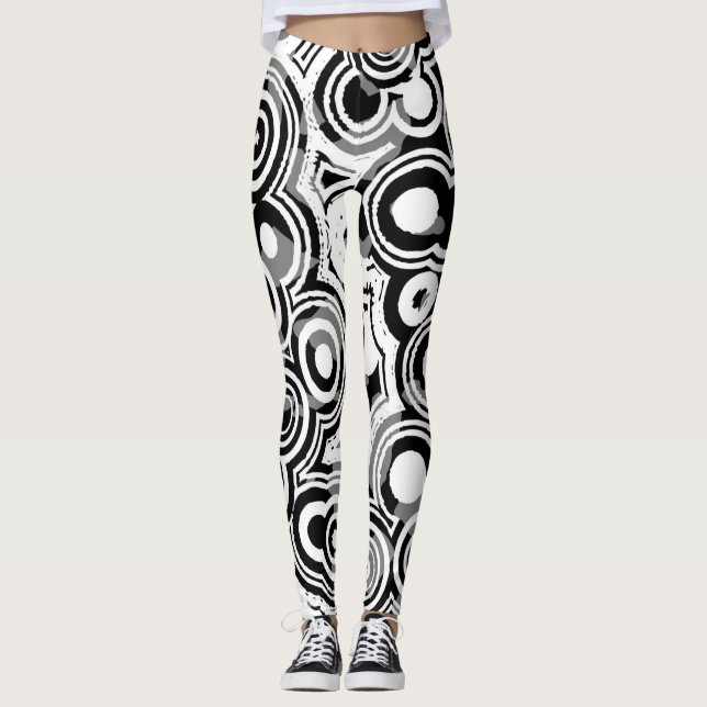 Legging Pernas abstrato (Frente)