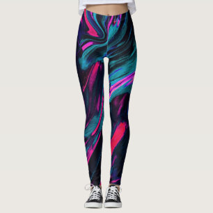 Legging Pernas abstrato