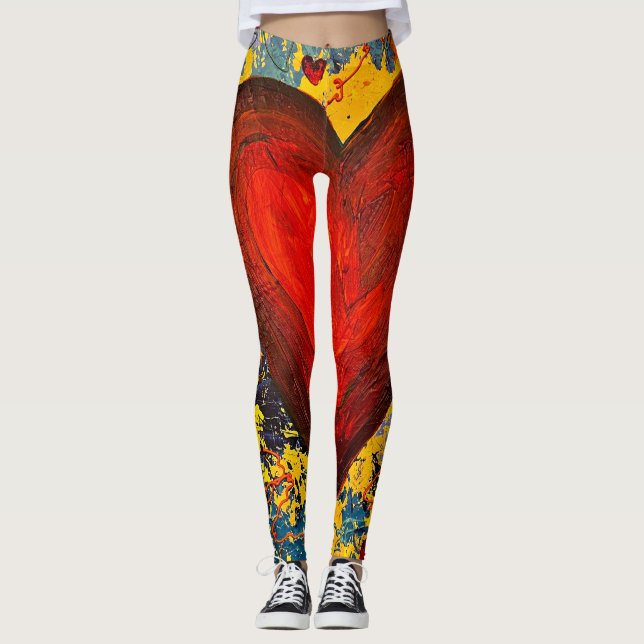 Legging Pernas abstrato (Frente)