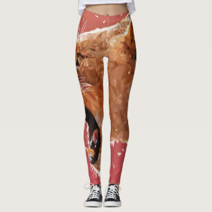 Legging Pernas abstrato