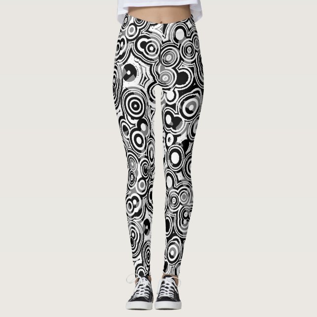 Legging Pernas abstrato (Frente)