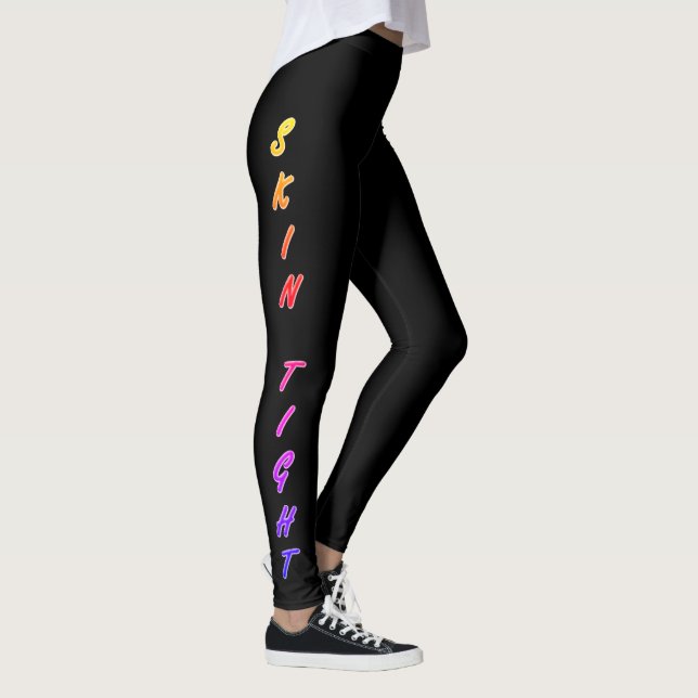 Legging Pernas Apertadas Da Pele (Direita)