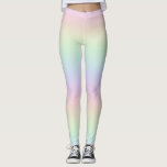 Legging Pernas arco-íris<br><div class="desc">Possui um bom design de gradiente de arco-íris pastel.</div>