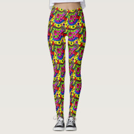 Legging Pernas Coloridas abstrato,